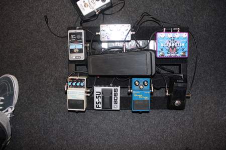 All Them Witches Ben McLeod Pedal Board Gear