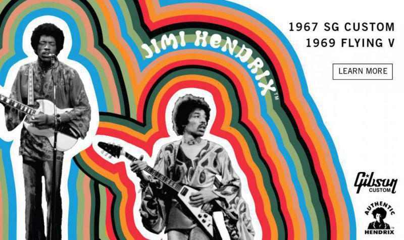 Jimi Hendrix SG Flying V Gibson Custom