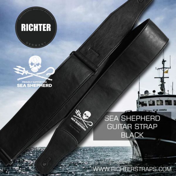 Sea-Shepherd-Supporter-Gitarrengurt: „For The Ocean“