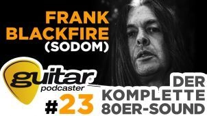 Frank Blackfire Sodom Guitar Podcaster